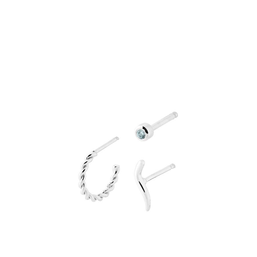 Pernille Corydon Ocean Flow Earring Box - C-116-S - Øreringe - C-116-S