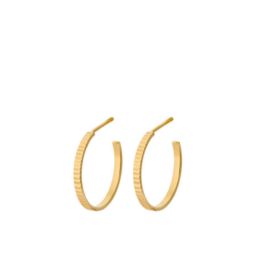 Pernille Corydon Sea Reflection Hoops - E-484-GP - Øreringe - E-484-GP