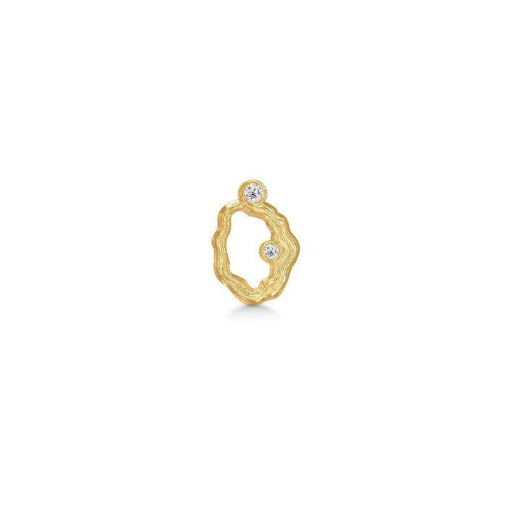 Polar Jewelry Aurora Forgyldt Ørestik Single - Øreringe - AUR-ST-GD-CZ-00407