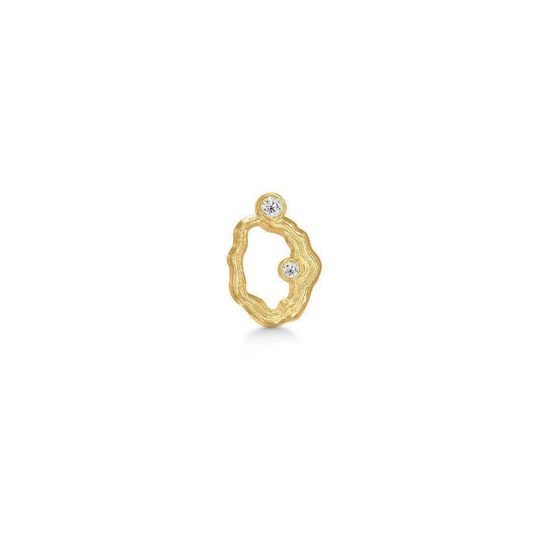 Polar Jewelry Aurora Forgyldt Ørestik Single - Øreringe - AUR-ST-GD-CZ-00407