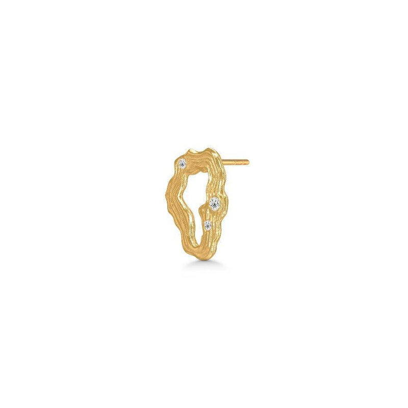 Polar Jewelry Stellar Forgyldt Ørering Single - Øreringe - STE-ST-GD-WZ-00401