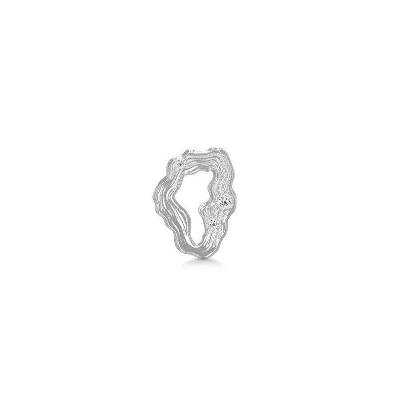 Polar Jewelry Stellar Sølv Ørering Single - Øreringe - STE-ST-SL-WZ-00402