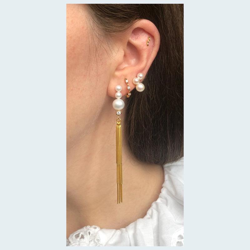 The Earring Shop Belle Ørestik Med Perler - FW2005 - Øreringe - FW2005